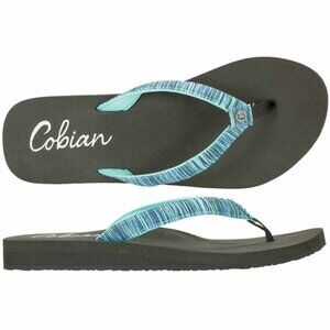 Cobian Womens Size 8 Fiesta Bounce Flip Flops Slides Vacation Beach Cruise